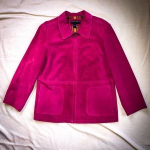 Pink Suede Coat